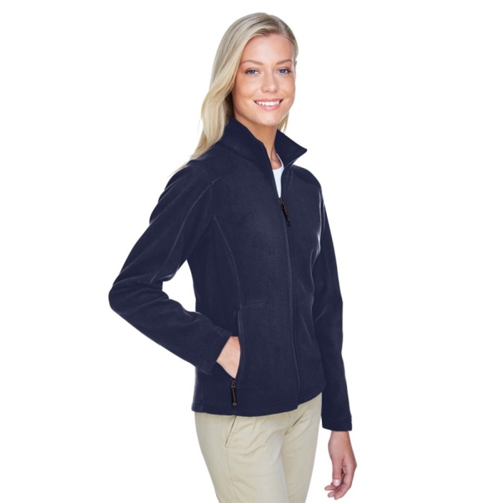 Women’s North End Classic Full Zip Polar Fleece Jacket-Navy